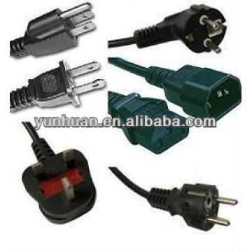 Moulded power cord cable
